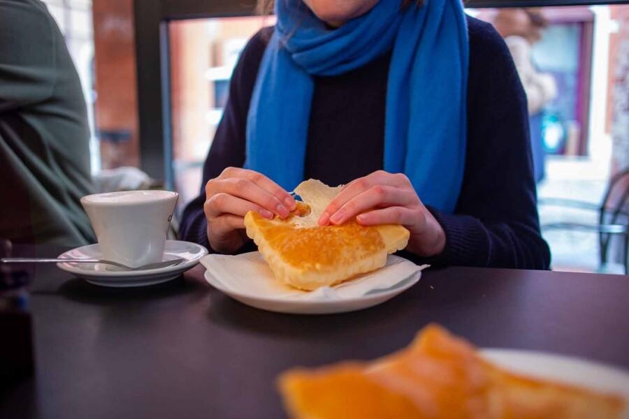 Modena food tour breakfast