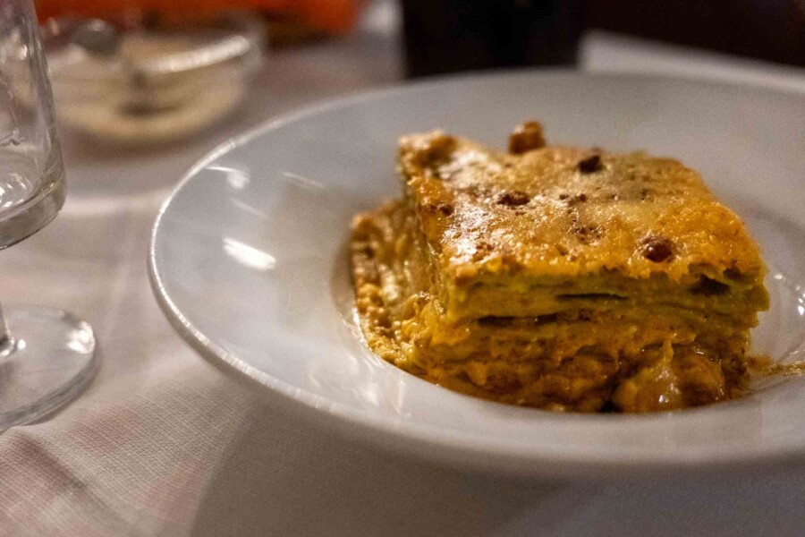 Trattoria Aldina lasagne